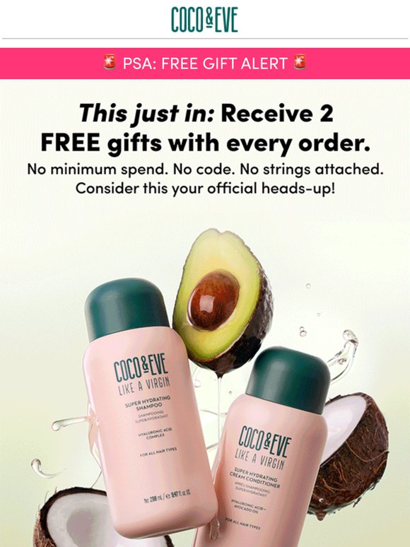 PSA Free Gift Alert