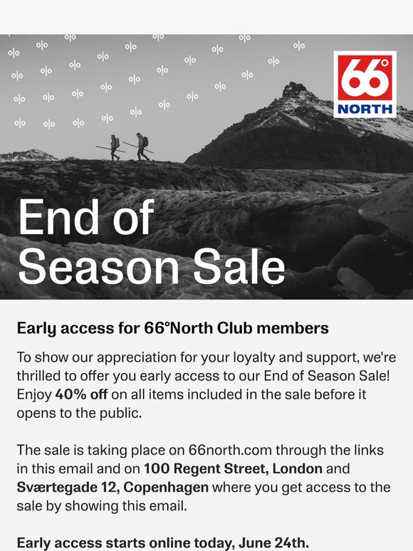 End of Season Sale | Early access