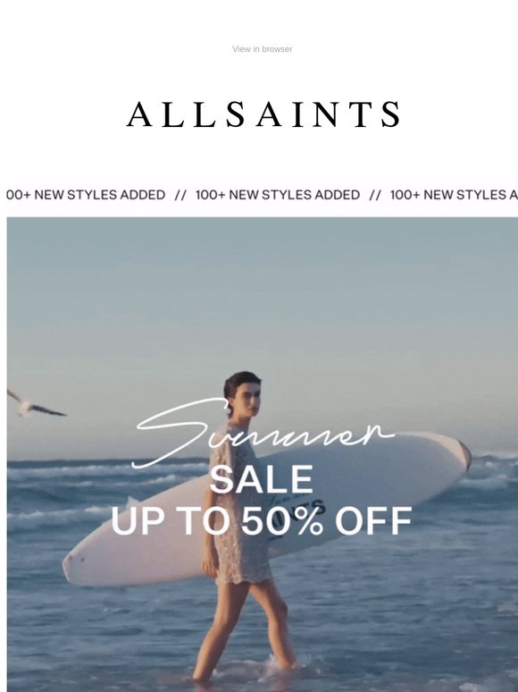 Sale Alert: 100+ New Styles Added