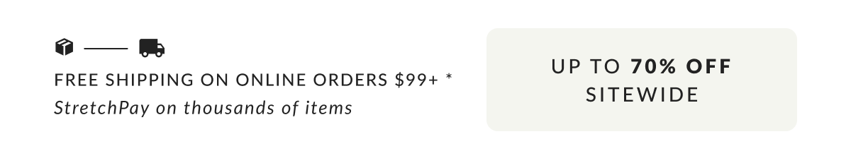Free Shipping on orders $99 or more. Thousands of items on StretchPay