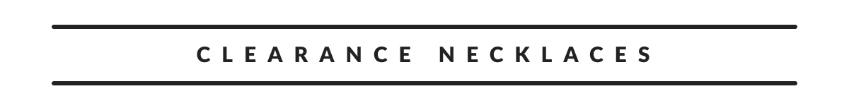 Shop Clearance Necklaces