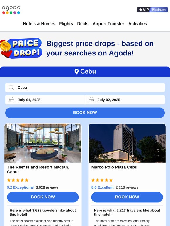—, top price drops in Cebu, selected for you!