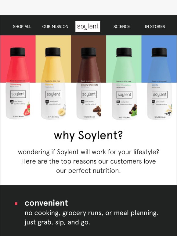 why busy people love Soylent