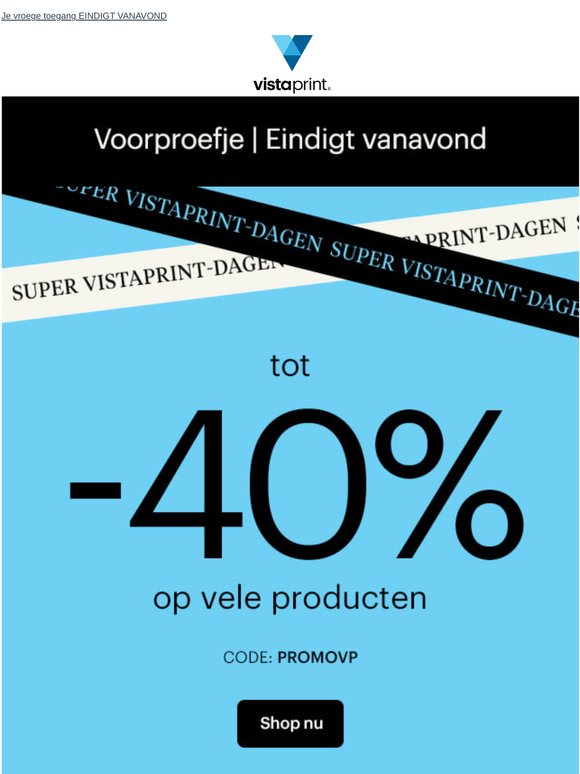 Shop de Grote Uitverkoop voor de massa: tot -40%