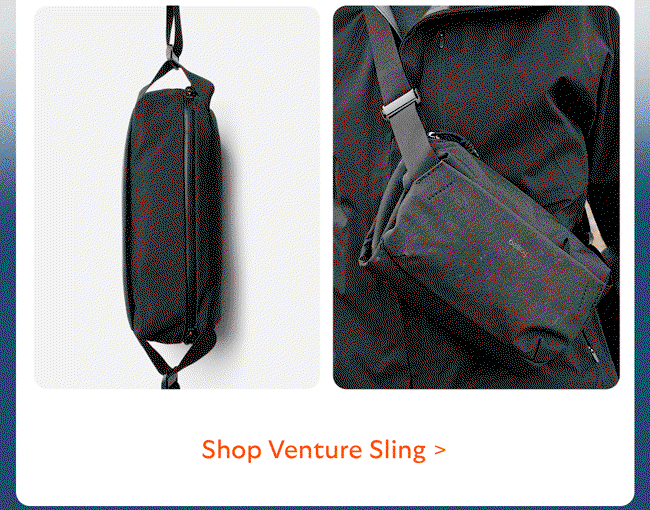  Unzip the unexpected. Those zippers at each end aren’t just for show. They allow ultra-wide, unobstructed access to a spacious interior, which expands when you’re carrying more, or self-compresses flatter to the body when you’re carrying less