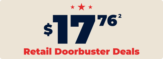 $17.76 Retail Doorbuster Deals