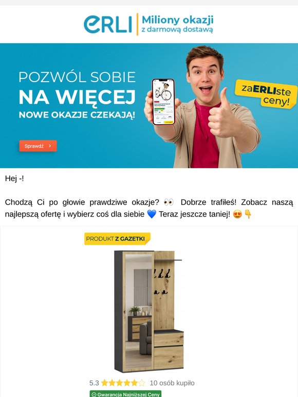 Nie przegap okazji – kupuj taniej na ERLI! 💸
