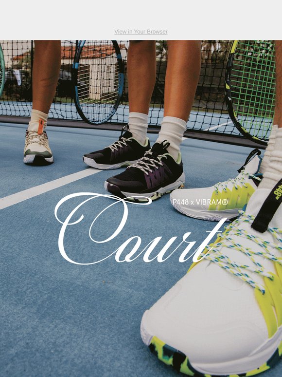 Just Landed: P448 x Vibram®️ Court 🎾