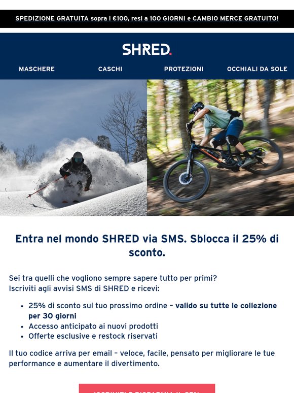Let's text. Risparmi il 25%.