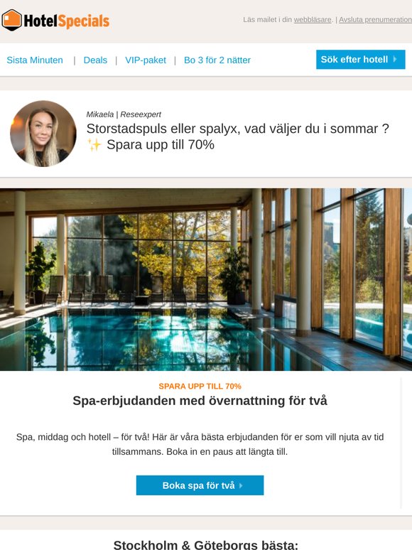 -48% på favoriter i Stockholm & Göteborg