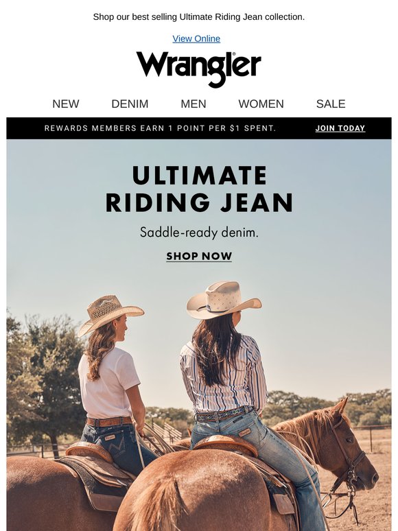 Jeans built for cowgirls