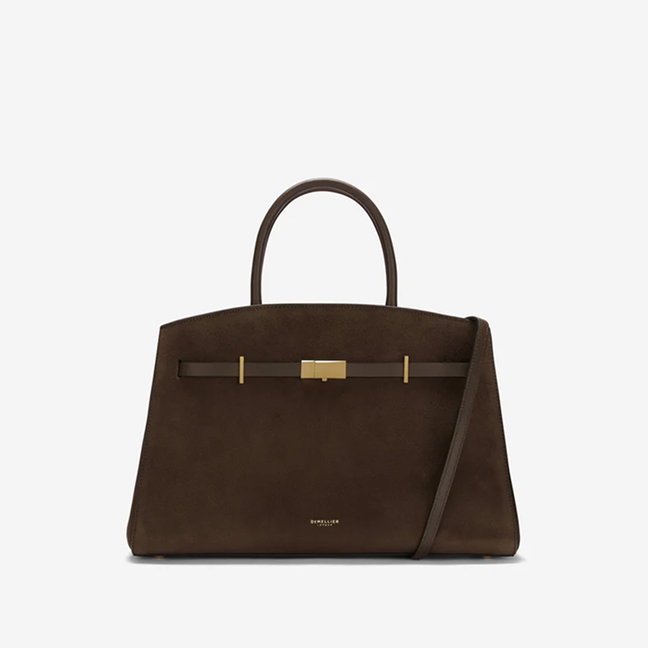 The midi hudson mocha suede