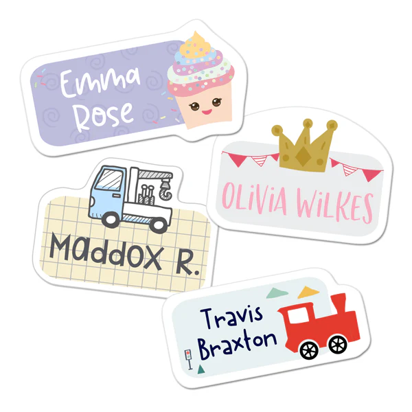 Image of X-Small Kiddie Clothing Labels