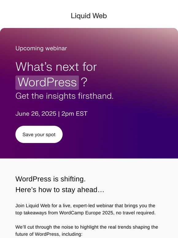 [This Thursday] 5 WordPress trends you can’t afford to ignore in 2025