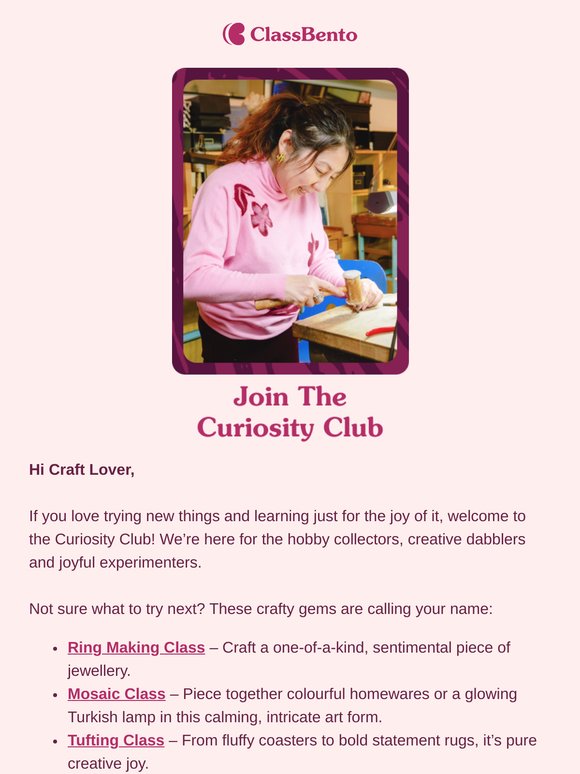 Join the Curiosity Club 🔍