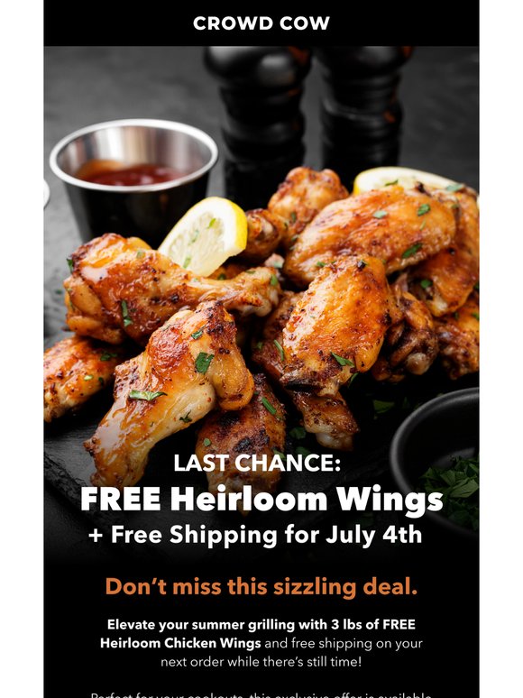Don't Wait: Final Hours for FREE Wings