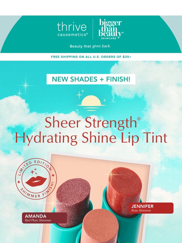 NEW! Shimmer Lip Tint Is Here ✨