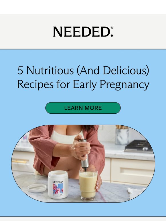 Delicious and nutritious recipes for early pregnancy 🍴