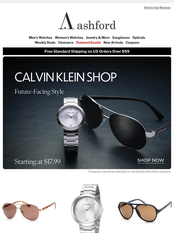 Calvin Klein for Less? Oh Yes!