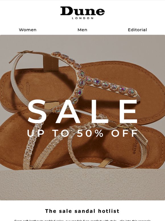 Sale summer sandals