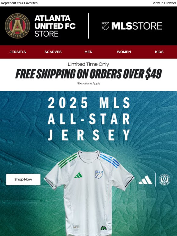 Just In! 2025 MLS All-Star Jerseys!