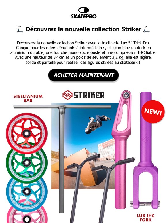 🚨 Nouvelle collection Striker disponible dès maintenant ! 🚨