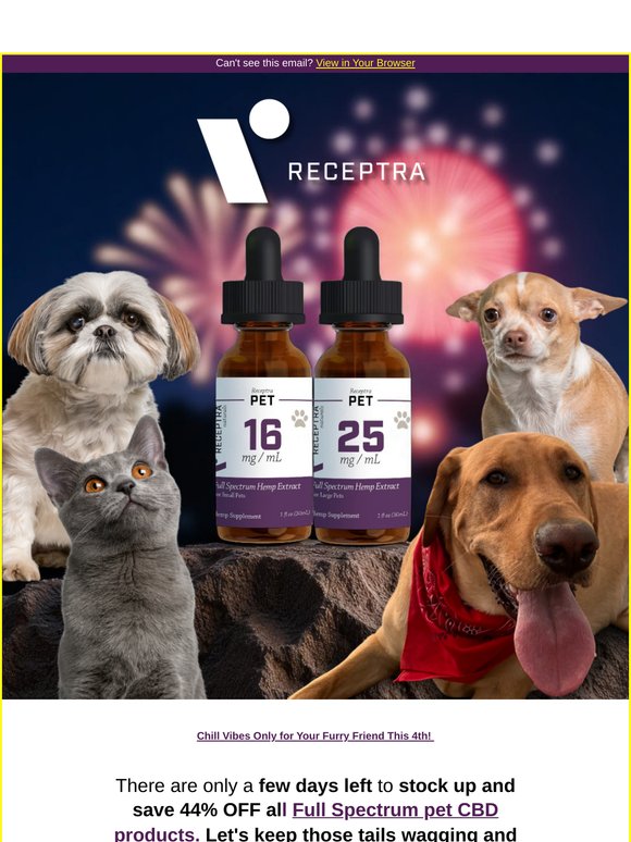 Your Pet CBD Discount is Still Live! 🐶