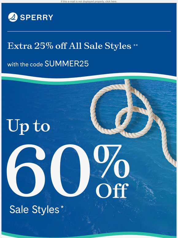 Up to 60% off + 25% extra? Say no more.