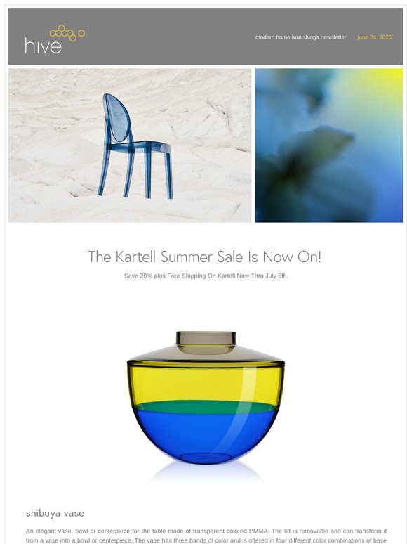The Kartell 20% Off Sale Is On !