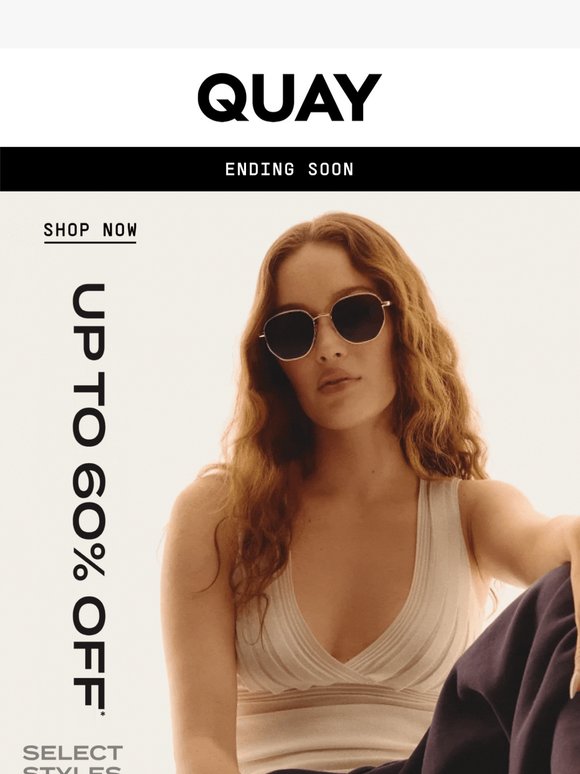 PLOT TWIST: 60% OFF WON'T LAST