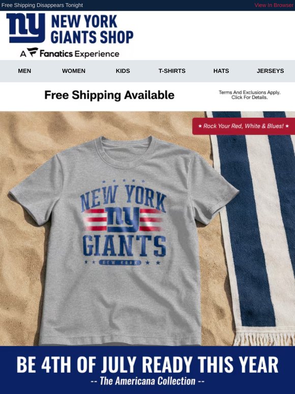 Be 4th Of July Ready + Free Shipping