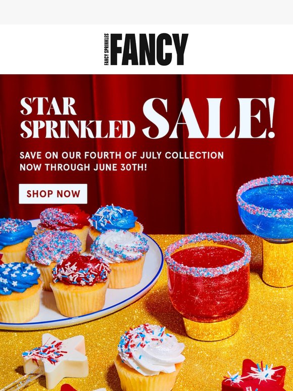 sprinkles and sparkles ✨🎆 shop our sale!