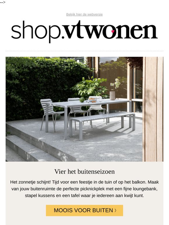 Tuinfeest op de planning?