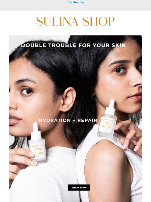 Two words: Hydration. Repair.