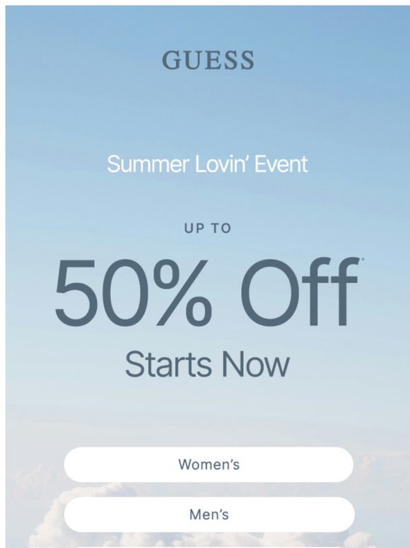 WOW, Up to 50% Off Starts NOW