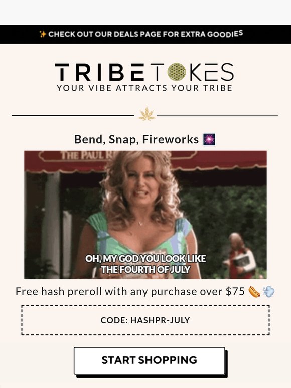 The Hash Is On Us 🎉 Happy Fourth!