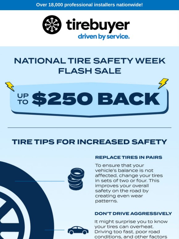 🔔 Don't Miss Out on National Tire Safety Week Savings!