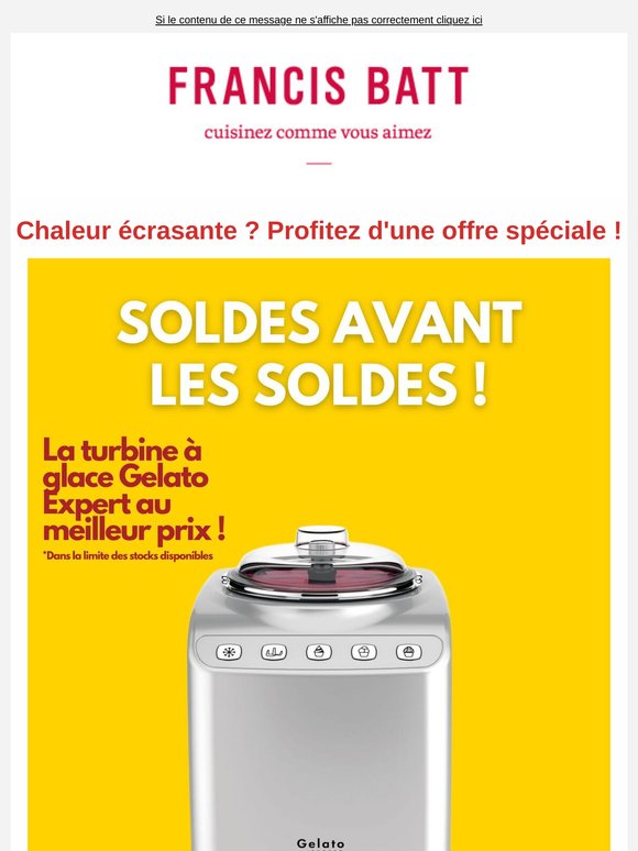 Chaleur écrasante ? Profitez d'une offre spéciale !