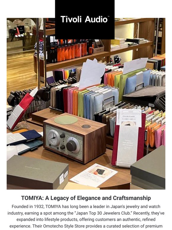 Discover the Elegance of TOMIYA: Japanese Craftsmanship Meets Modern Lifestyle