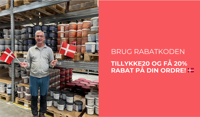 Spar 20% på alle varer* med rabatkoden TILLYKKE20