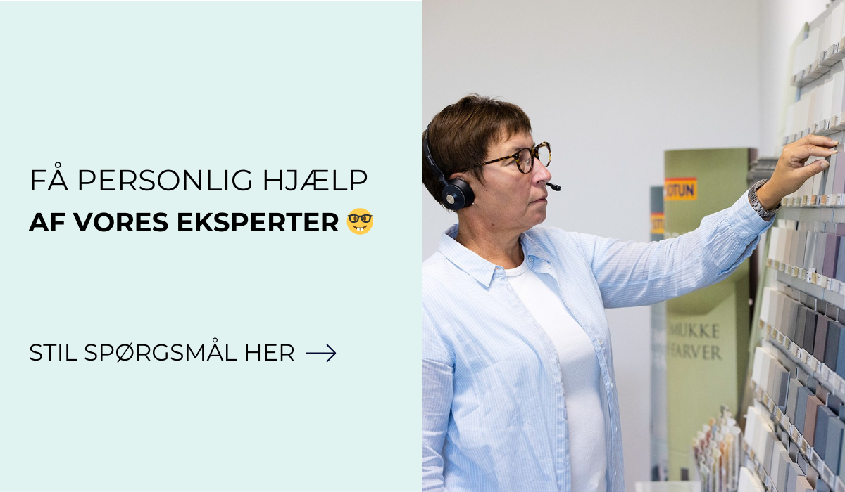 Få personlig hjælp af vores eksperter