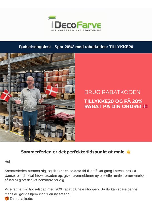 Sommerferie + fødselsdag = perfekte projektdage ☀️