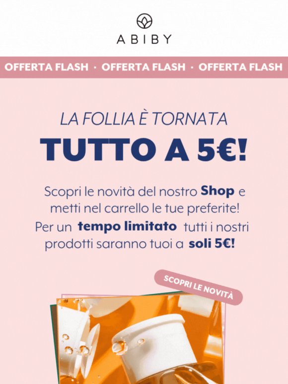 SI, TUTTO A 5€ 😍