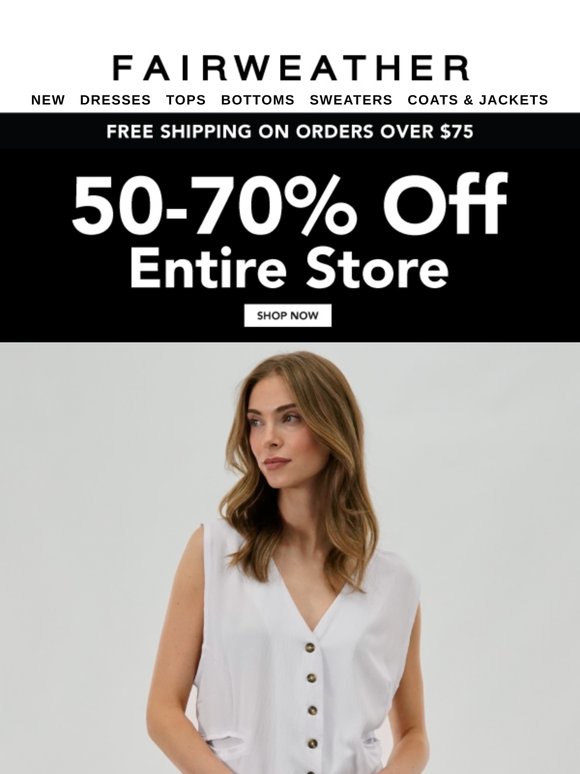 🚨 50-70% Off Shirts & Blouses – Limited Time!