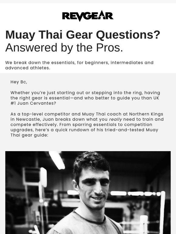 Ultimate Muay Thai Gear Guide - By Juan Cervantes