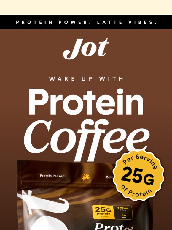 Introducing Protein Coffee 💪☕️