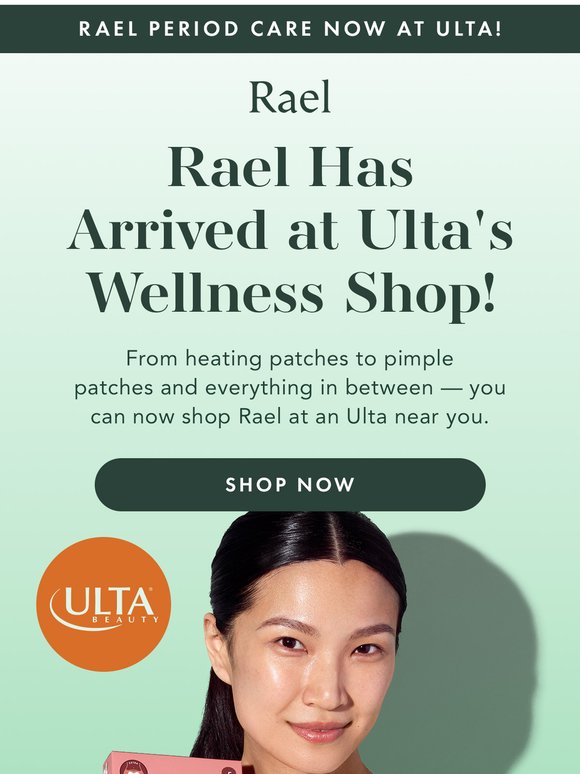 Rael Period Care Now At Ulta!