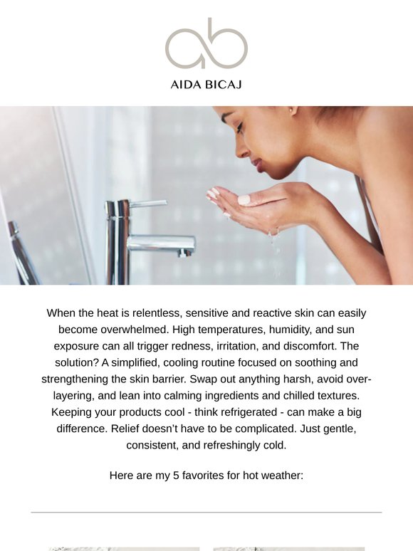 Keep calm, stay cool, and glow through the heat.