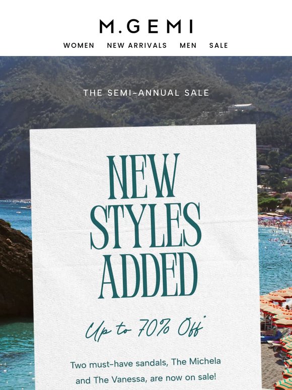 New Styles Added To Sale!