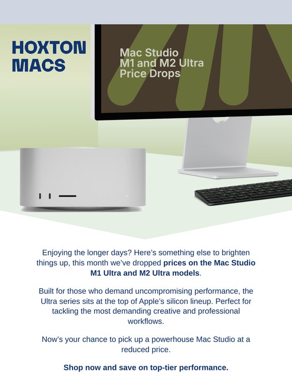 Mega Savings on Mac Studio M1 & M2 Ultra 🎉